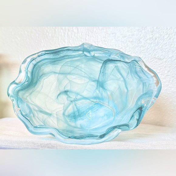 Abstract Murano Art Glass Bowl / Vase - Picture 5 of 9